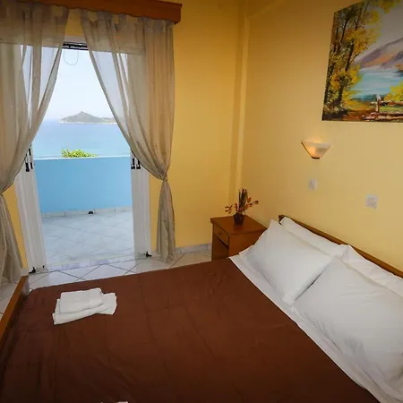 Lägenhet Theophilos Blue Cozy Agios Georgios Pagon